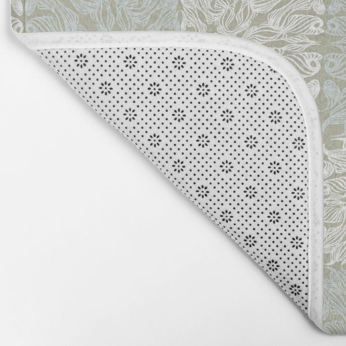 Pattern 4 Pistachio Bath Mat Gallery Image 2
