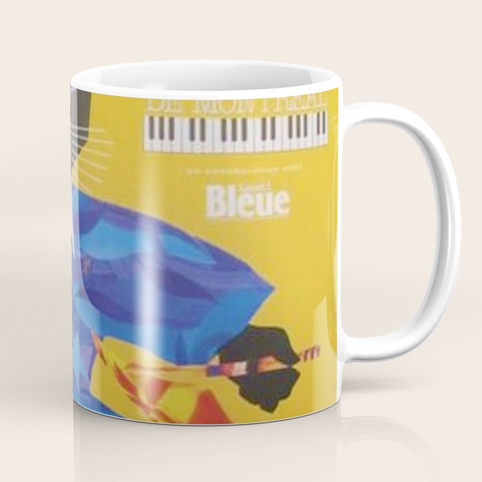 1994 Montreal Jazz Festival Cool Cat Poster No. 3 Gig Advertisement Coffee Mug Gallery Image 1