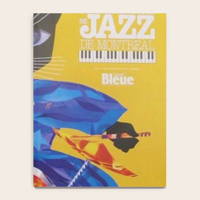 1994 Montreal Jazz Festival Cool Cat Poster No. 3 Gig Advertisement Notebook Gallery Image 4