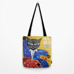 1994 Montreal Jazz Festival Cool Cat Poster No. 3 Gig Advertisement Tote Bag Gallery Image 2
