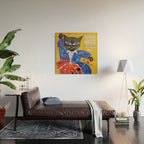 1994 Montreal Jazz Festival Cool Cat Poster No. 3 Gig Advertisement Wood Wall Art Gallery Image 2