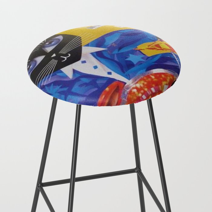 1994 Montreal Jazz Festival Cool Cat Poster No. 3 Gig Advertisement Stool Gallery Image 2
