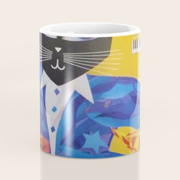 1994 Montreal Jazz Festival Cool Cat Poster No. 3 Gig Advertisement Coffee Mug Gallery Image 4
