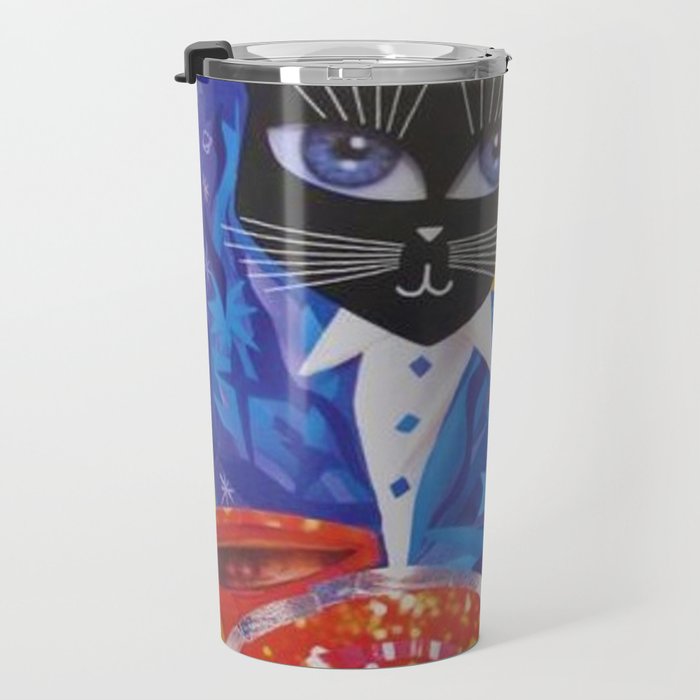 1994 Montreal Jazz Festival Cool Cat Poster No. 3 Gig Advertisement Travel Mug Gallery Image 3