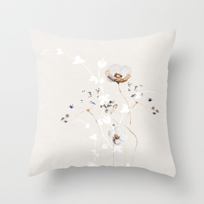 JAPANESE IKEBANA 1 Throw Pillow Gallery Image 6