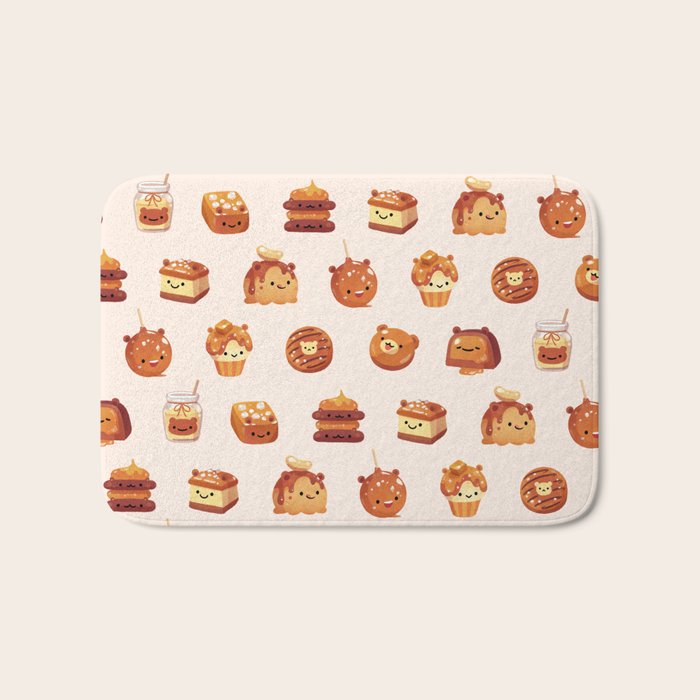 Salted caramel bear Bath Mat Gallery Image 1