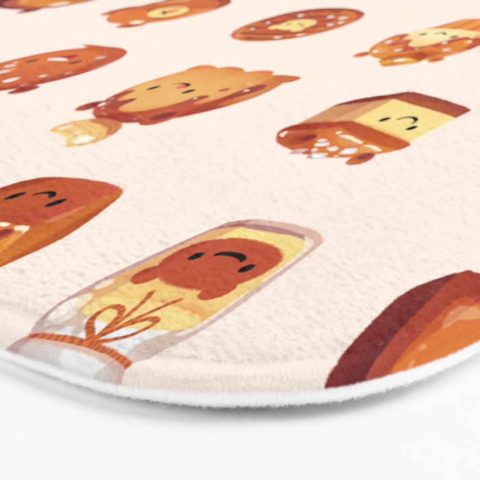 Salted caramel bear Bath Mat Gallery Image 3