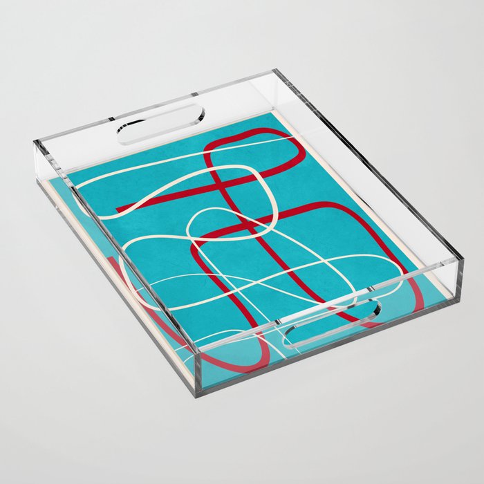 Minimalist Line Art 4 Acrylic Tray Gallery Image 1