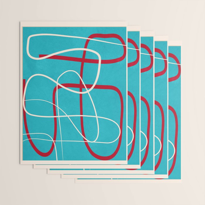 Minimalist Line Art 4 Wrapping Paper Gallery Image 3