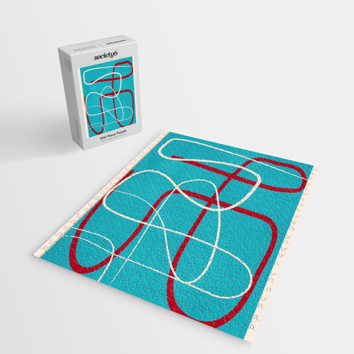 Minimalist Line Art 4 Jigsaw Puzzle Gallery Image 2