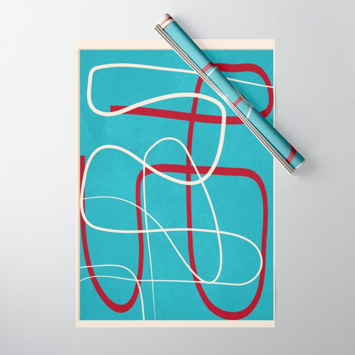 Minimalist Line Art 4 Wrapping Paper Gallery Image 1