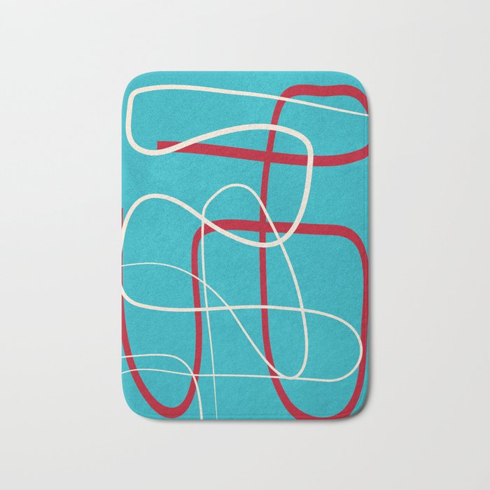 Minimalist Line Art 4 Bath Mat Gallery Image 1