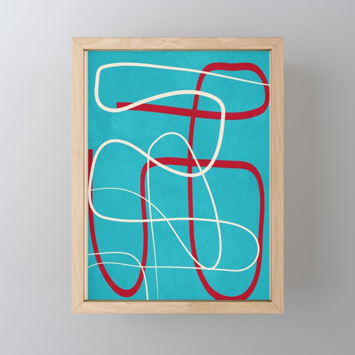 Minimalist Line Art 4 Mini Art Print Gallery Image 1