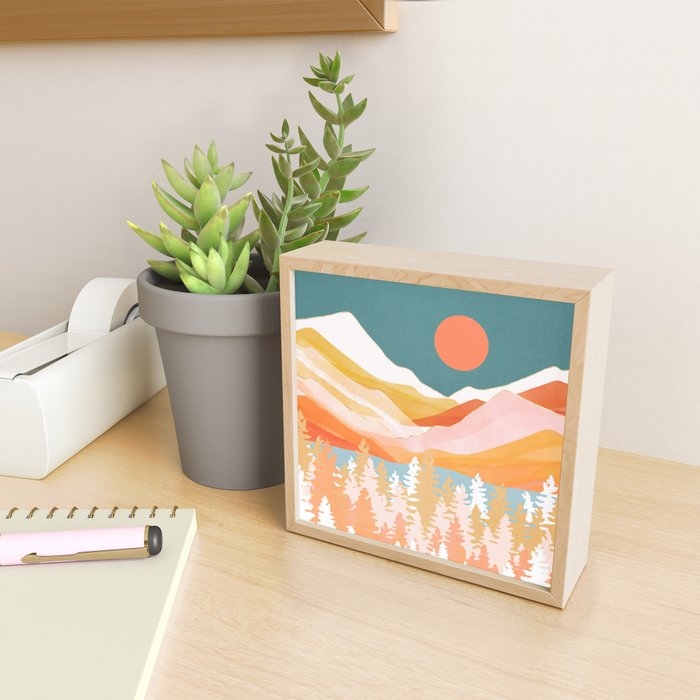 Citrus Mountains Mini Art Print Gallery Image 2