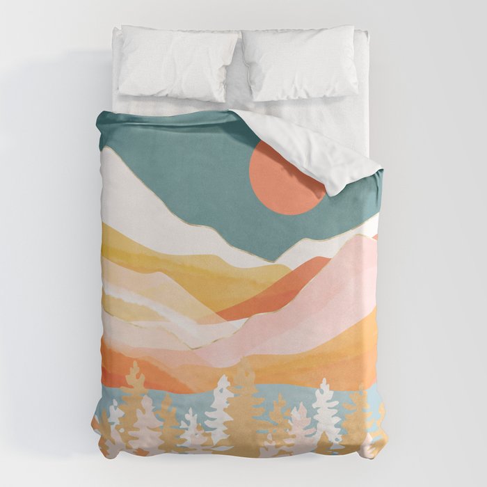 Citrus Mountains Duvet Cover Gallery Image 1