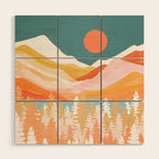 Citrus Mountains Wood Wall Art Gallery Image 1