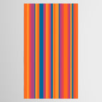 Classic Stripes III - Retro Rainbow  Tablecloth Gallery Image 2