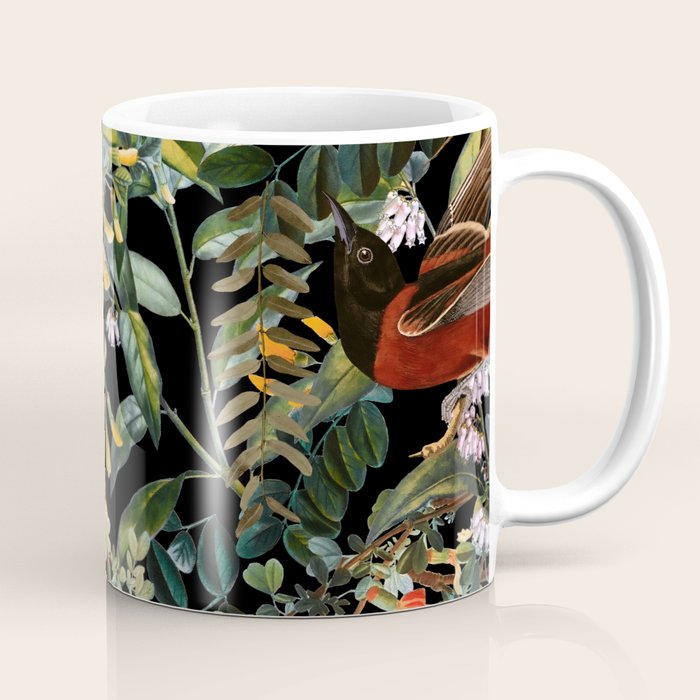 Floral and Birds XLIV Coffee Mug Gallery Image 1