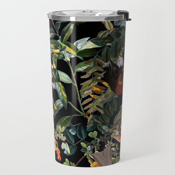 Floral and Birds XLIV Travel Mug Gallery Image 2