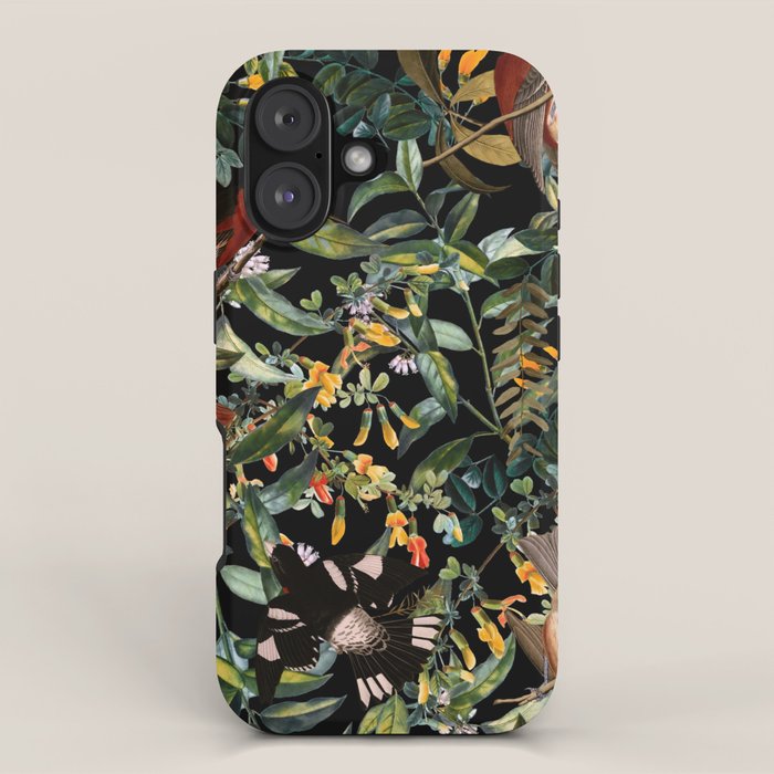 Floral and Birds XLIV iPhone Case Gallery Image 1