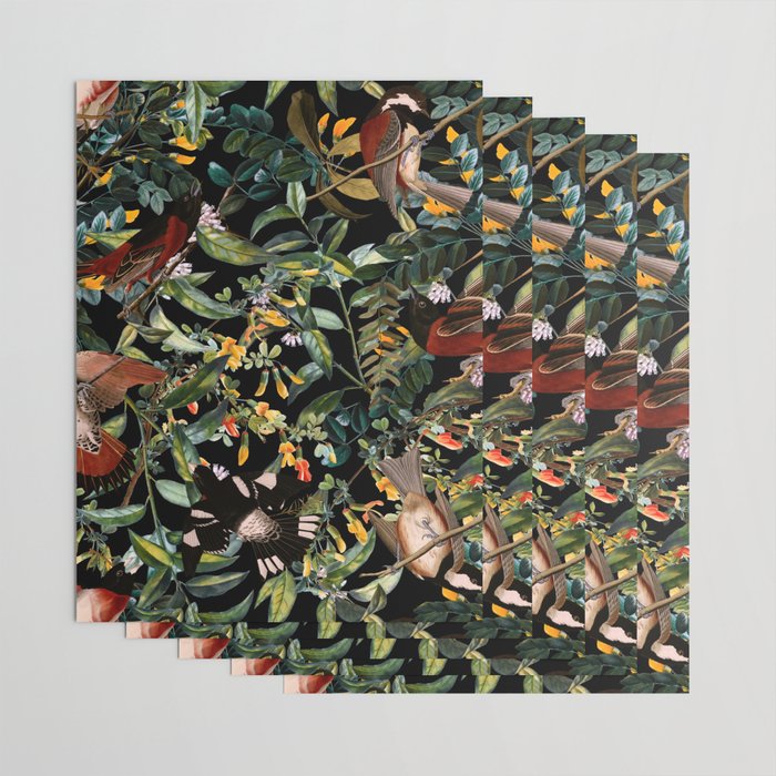 Floral and Birds XLIV Wrapping Paper Gallery Image 3