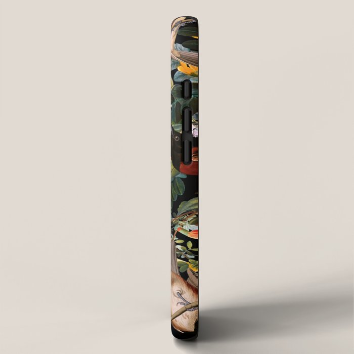Floral and Birds XLIV iPhone Case Gallery Image 2