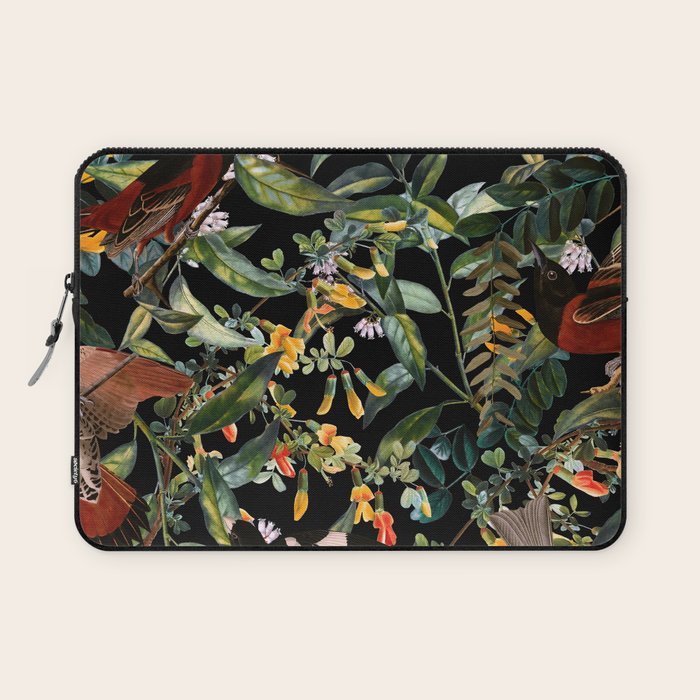 Floral and Birds XLIV Laptop Sleeve Gallery Image 1
