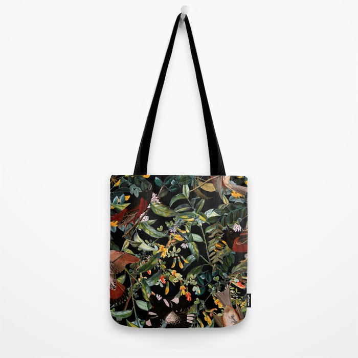 Floral and Birds XLIV Tote Bag Gallery Image 2