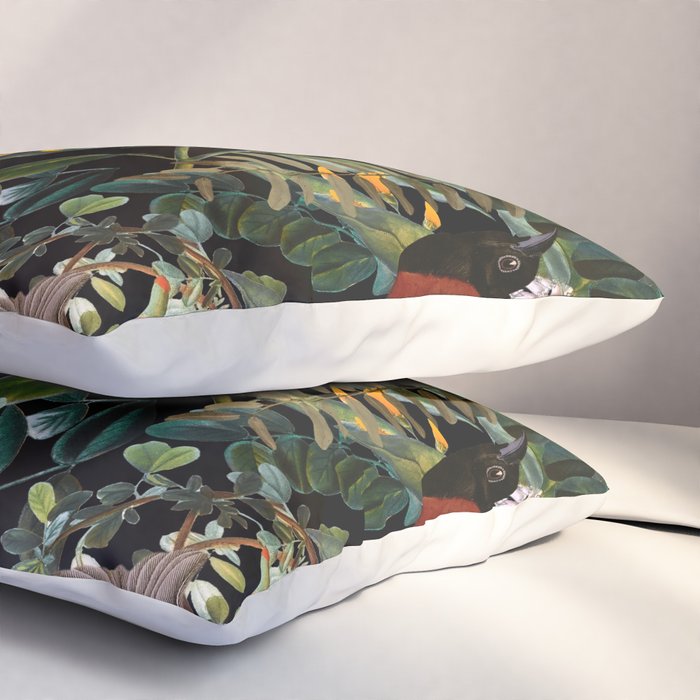 Floral and Birds XLIV Pillow Sham Gallery Image 3