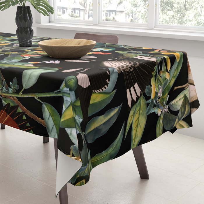 Floral and Birds XLIV Tablecloth Gallery Image 3
