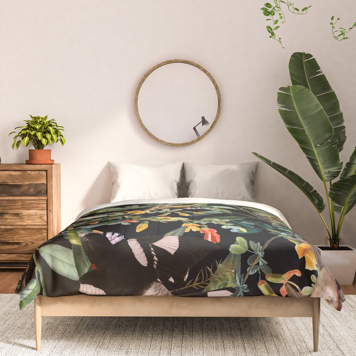Floral and Birds XLIV Comforter Gallery Image 3