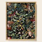 Floral and Birds XLIV Serving Tray Gallery Image 1
