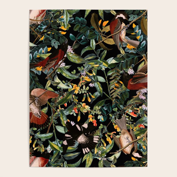 Floral and Birds XLIV Poster Gallery Image 4