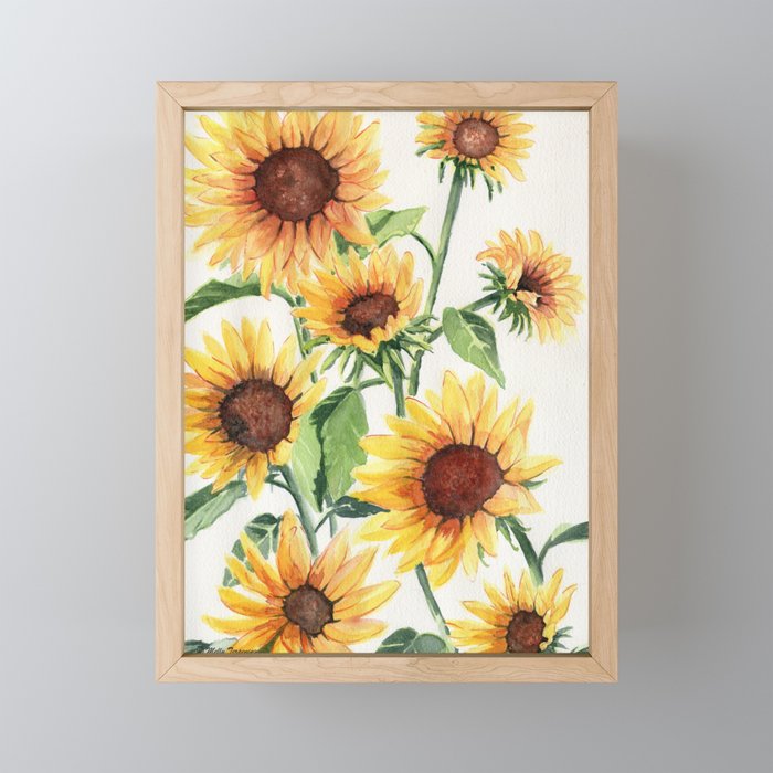 Sunflowers Mini Art Print Gallery Image 1