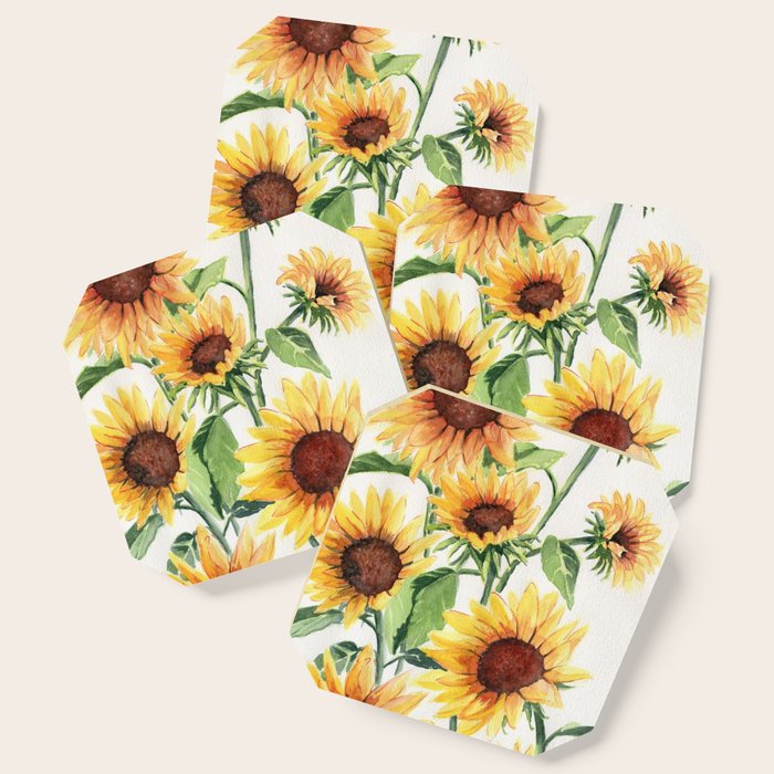 Sunflowers Coaster Gallery Image 1