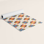 Mod Retro Floral Geometry in Multicolor Yoga Mat Gallery Image 2
