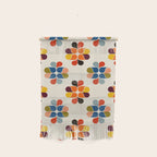 Mod Retro Floral Geometry in Multicolor Wall Hanging Gallery Image 1