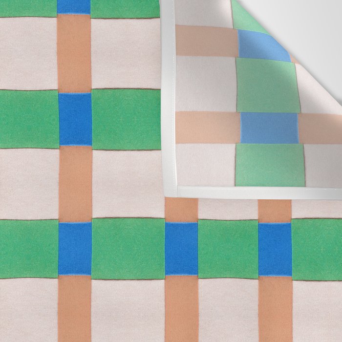 Paper Weaving Pattern #3 Wall Tapestry Gallery Image 3