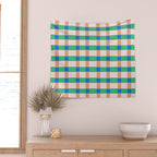 Paper Weaving Pattern #3 Wall Tapestry Gallery Image 2