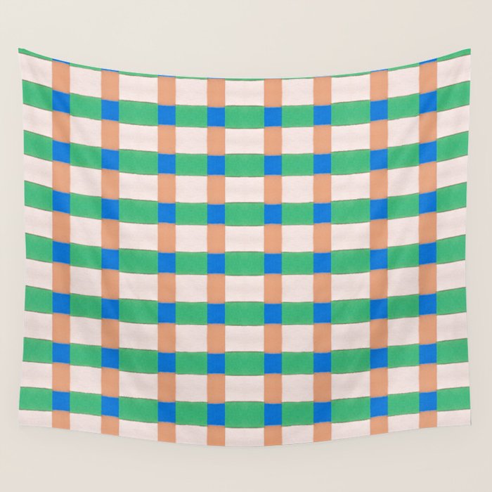 Paper Weaving Pattern #3 Wall Tapestry Gallery Image 4