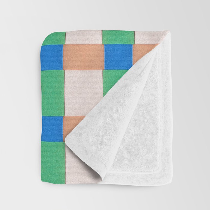 Paper Weaving Pattern #3 Throw Blanket Gallery Image 3