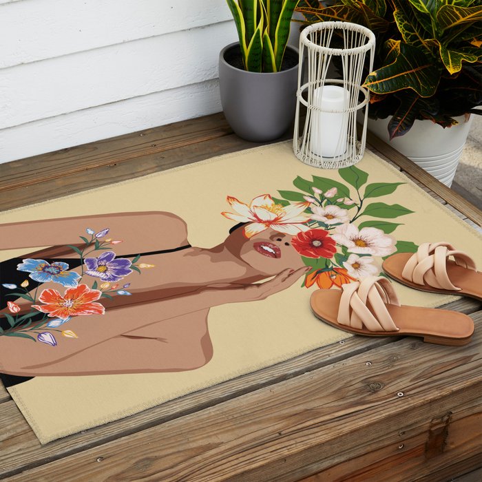Bloom 1 Outdoor Rug Gallery Image 2