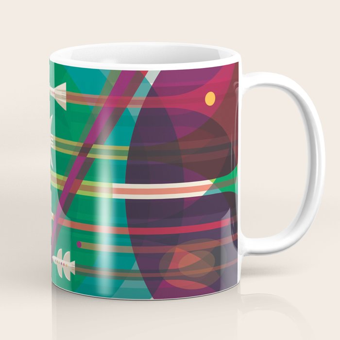 NASA Retro Space Travel Poster The Grand Tour Coffee Mug Gallery Image 1