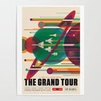 NASA Retro Space Travel Poster The Grand Tour Poster Gallery Image 4