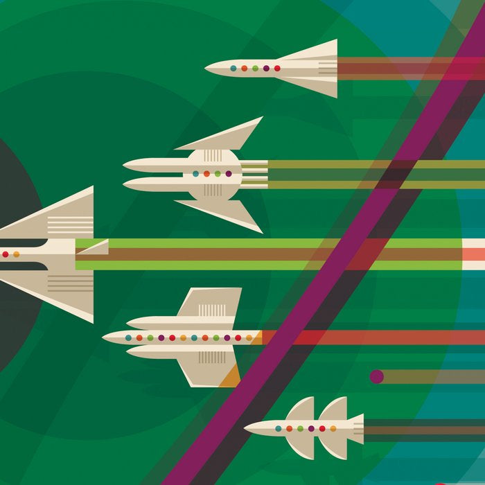 NASA Retro Space Travel Poster The Grand Tour Coffee Mug Gallery Image 2