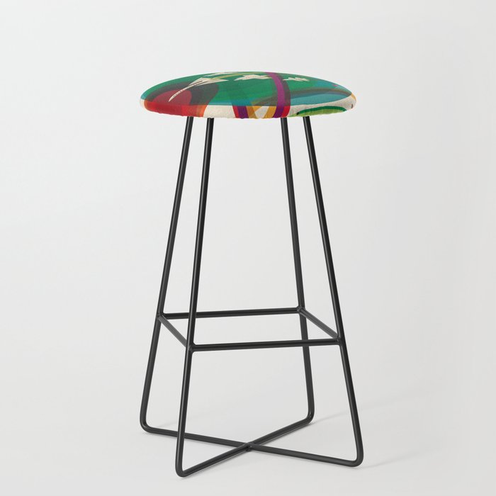 NASA Retro Space Travel Poster The Grand Tour Stool Gallery Image 1