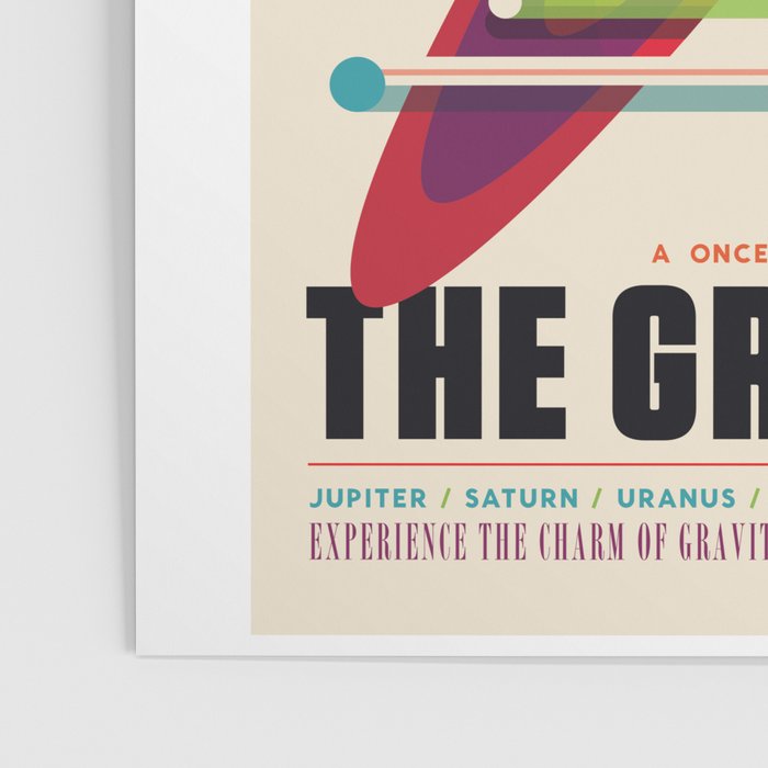 NASA Retro Space Travel Poster The Grand Tour Poster Gallery Image 3