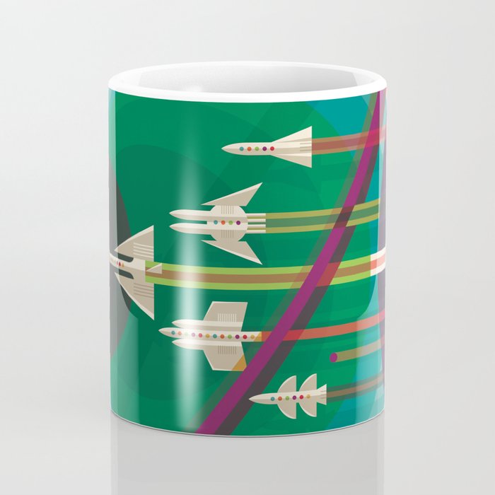 NASA Retro Space Travel Poster The Grand Tour Coffee Mug Gallery Image 4