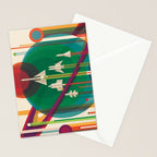 NASA Retro Space Travel Poster The Grand Tour Stationery Card Gallery Image 2