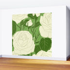 White Roses 8 Wall Mural Gallery Image 2